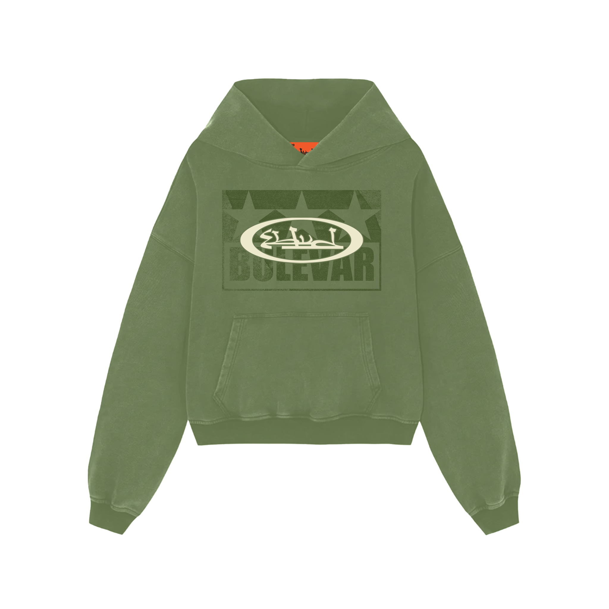 33BULEVAR - VETIVER GREEN HOODIE